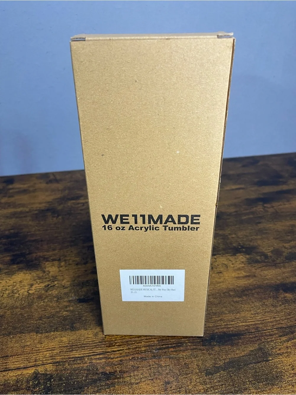 WE11MADE 16oz Acrylic Musical Tumbler w/ Lid & Straw BPA-Free Double Wall